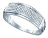 0.25CTW Diamond Micro Pave Mens Band  CSSSMB1028/W